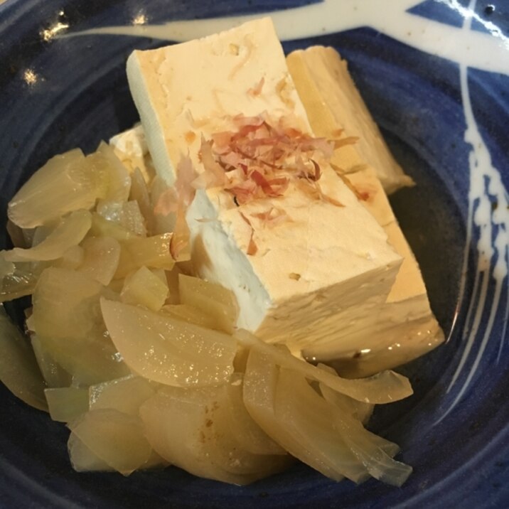 簡単＊豆腐と玉ねぎの煮物